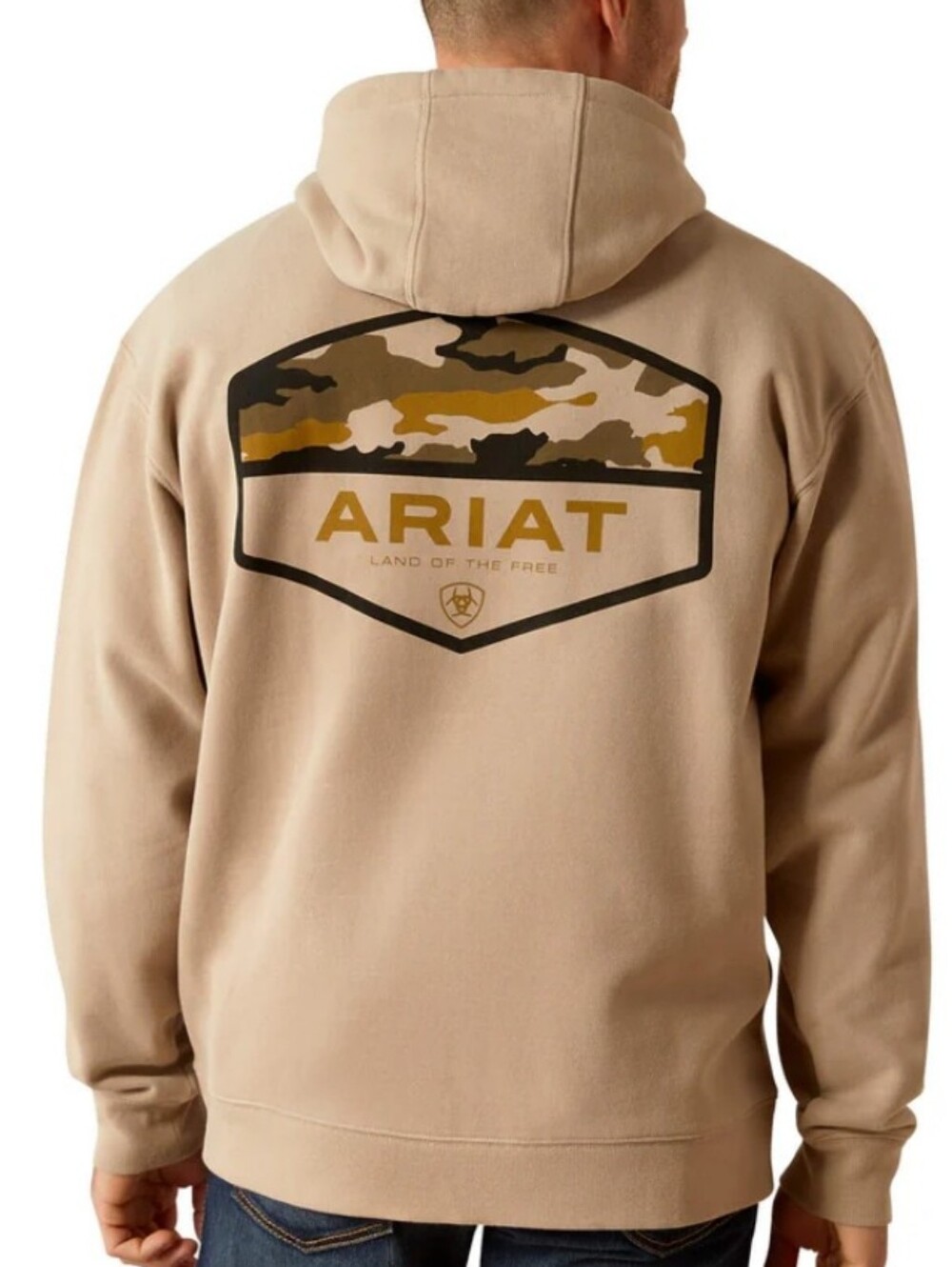 Ariat Beige Camo Hex Hoodie